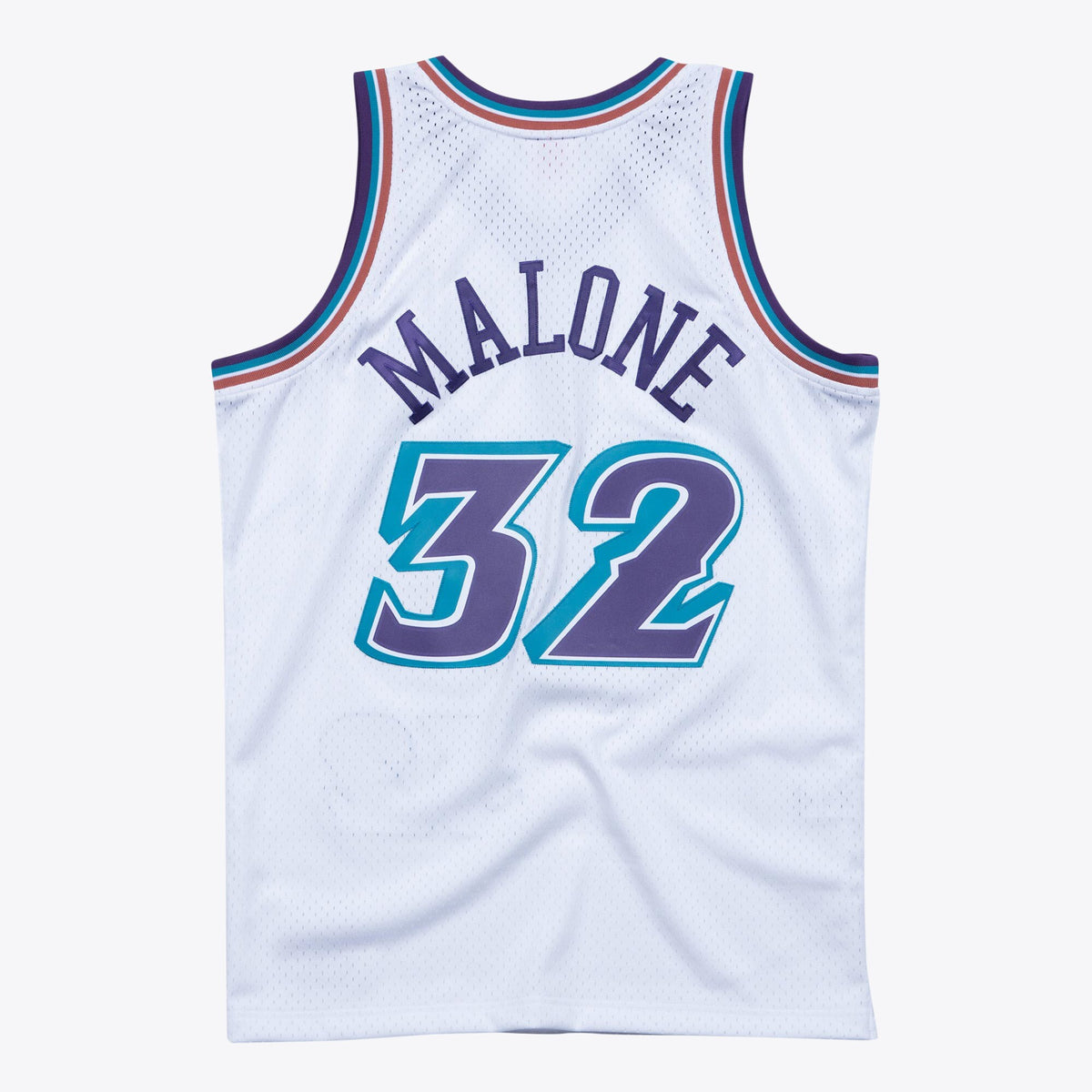 Utah Jazz Karl Malone 1996 Hardwood Classics Swingman Jersey By Mitchell & Ness - White -