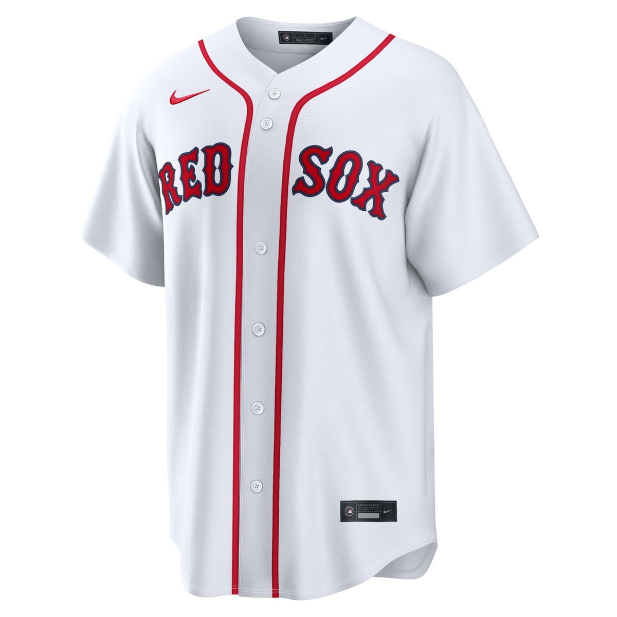 Boston Red Sox White Home Replica Custom Jersey