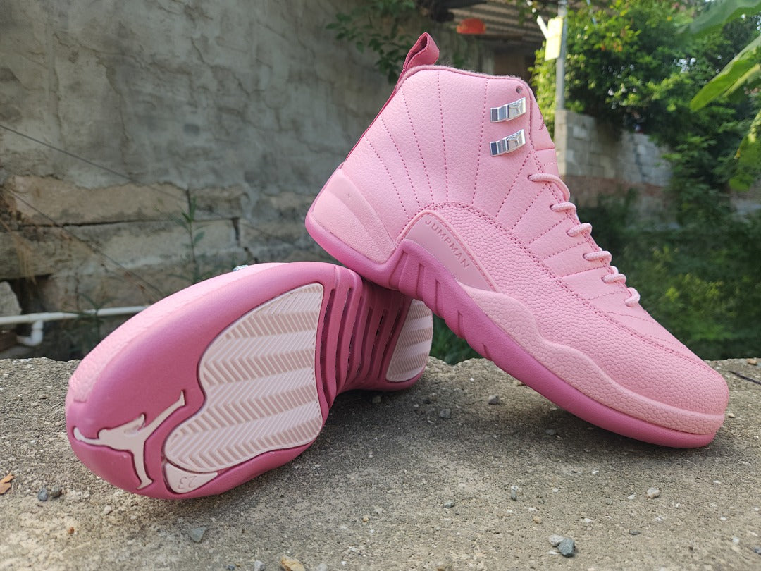 High Top Sneakers, Pink Colorway, Lace Up Design, Casual Gift for Sneaker Fans