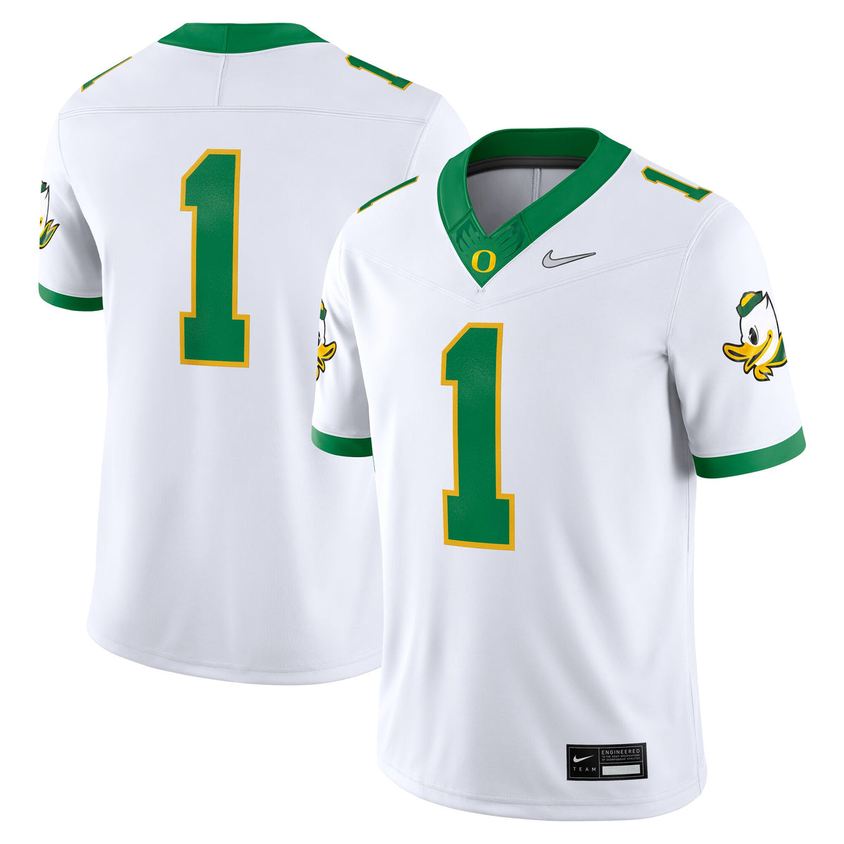 White Oregon Ducks Alternate Game Jersey