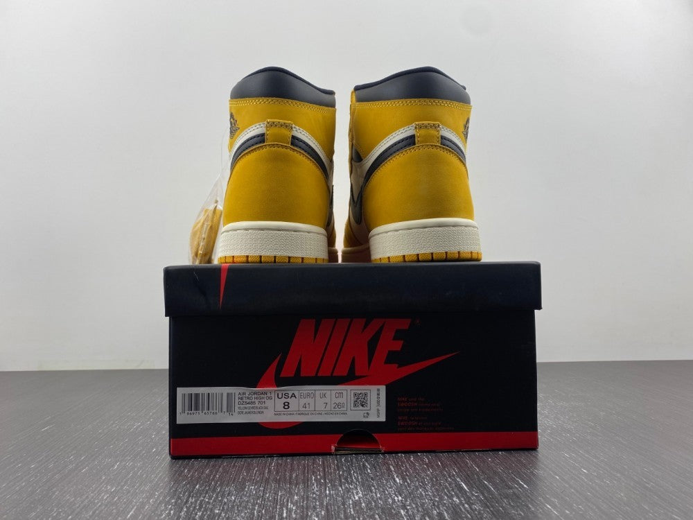 High Top Sneakers, White Black Yellow Colorway, Lace Up Design, Casual Gift for Sneaker Fans