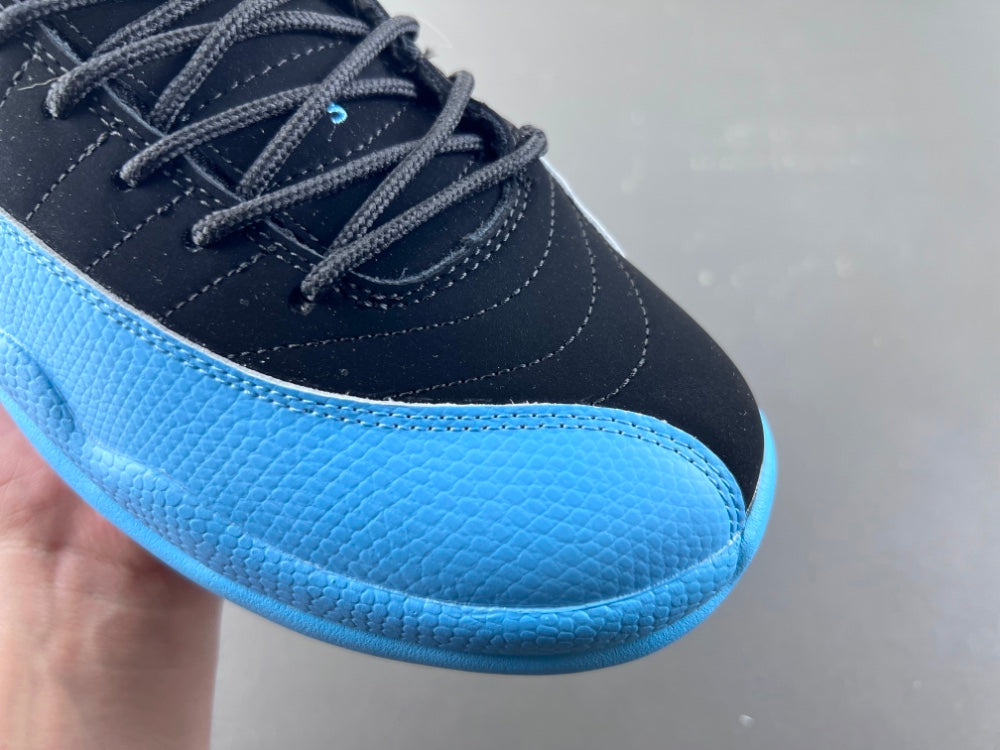 Retro Low Top Sneakers, Blue Black Orange Colorway, Lace Up Design, Casual Gift for Sneaker Fans