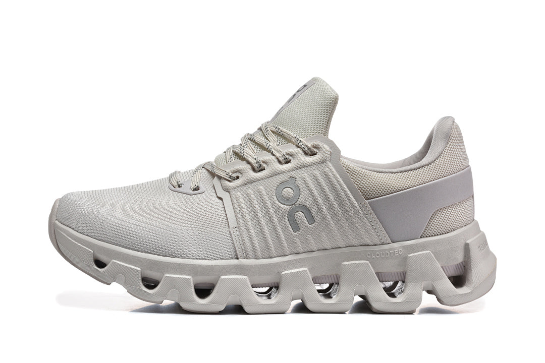 Low Top Sneakers, Gray Colorway, Lace Up Design, Casual Gift for Sneaker Fans