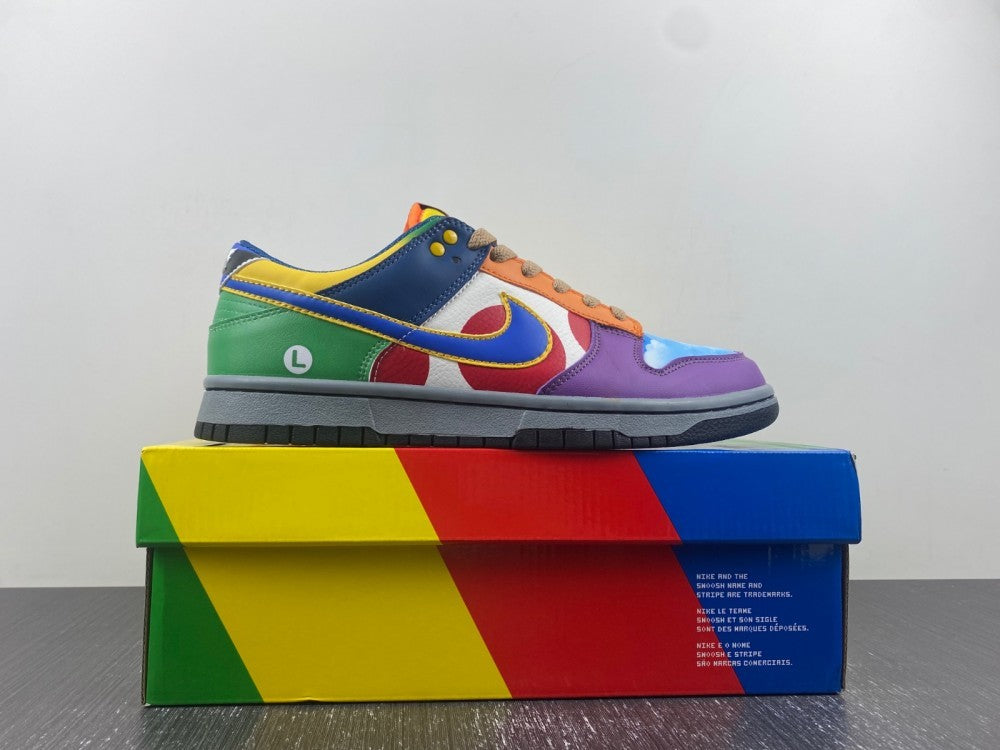 Low Top Sneakers, Multicolor Colorway, Lace Up Design, Casual Gift for Sneaker Fans