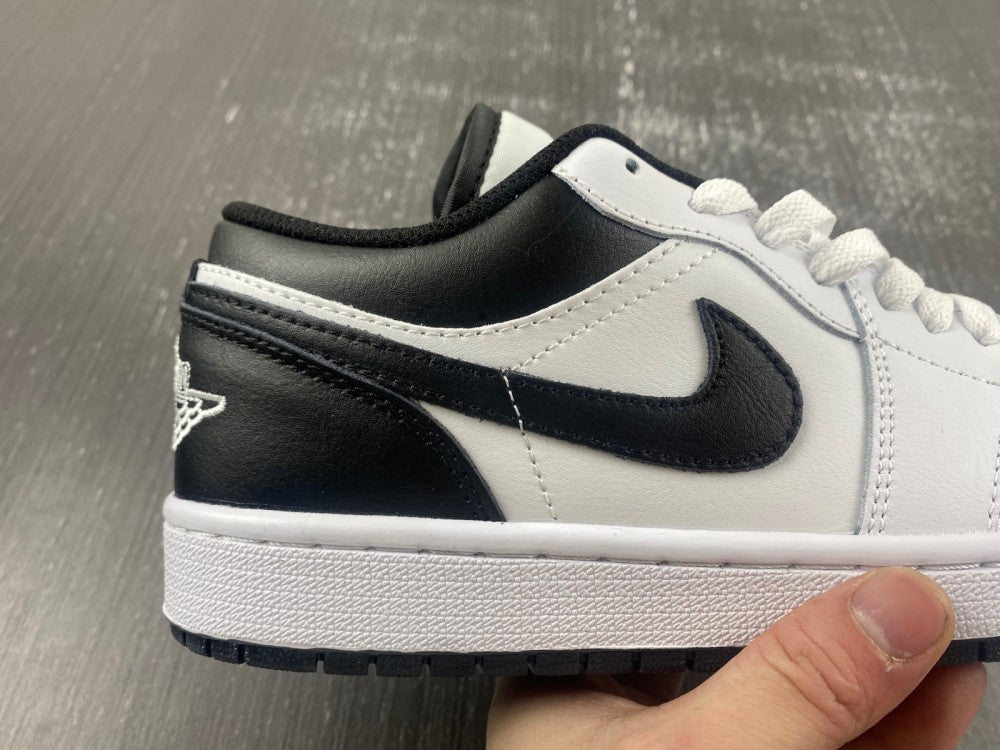 Low Top Sneakers, White Black Colorway, Lace Up Design, Casual Gift for Sneaker Fans