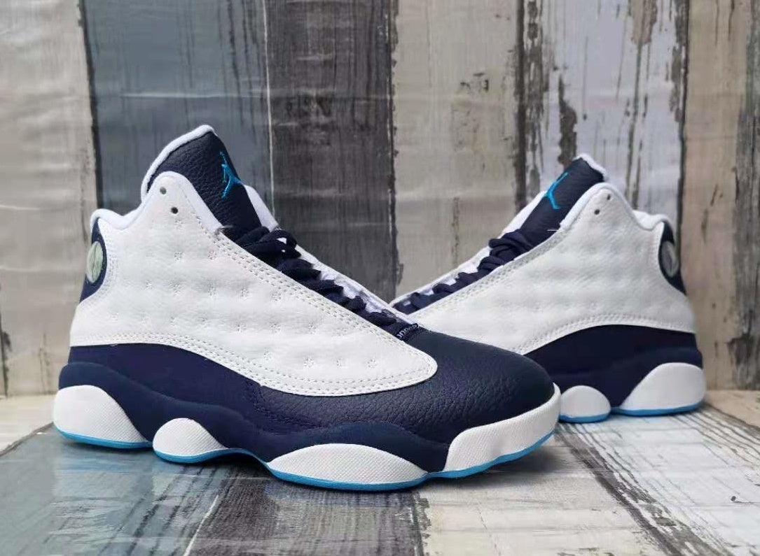 Sneakers, Blue White Colorway, Lace Up Design, Casual Gift for Sneaker Fans