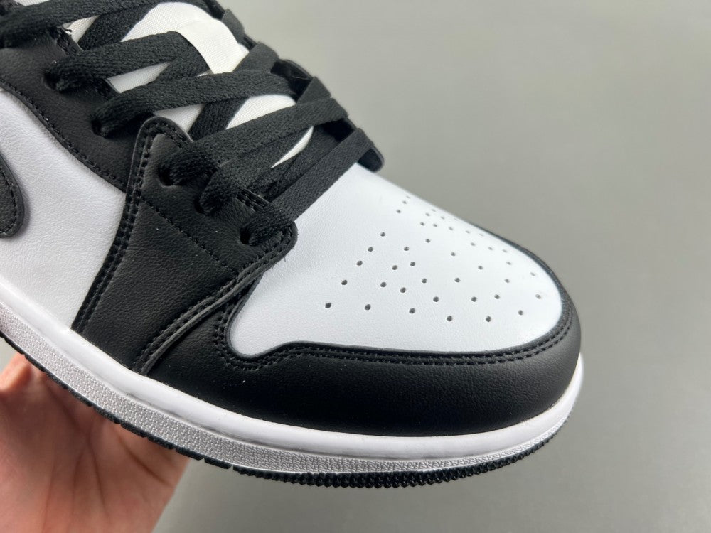Low Top Sneakers, White Black Colorway, Lace Up Design, Casual Gift for Sneaker Fans