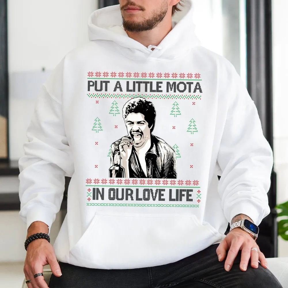 Humorous Mexican Movie Quote Holiday Hoodie, Ugly Christmas Hoodie, Retro Film Xmas Hooded Sweatshirt, Ugly Sweater Party Gra