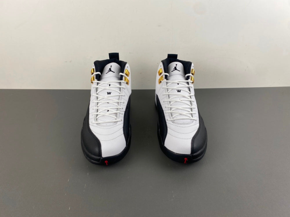 Retro Low Top Sneakers, White Black Gold Colorway, Lace Up Design, Casual Gift for Sneaker Fans