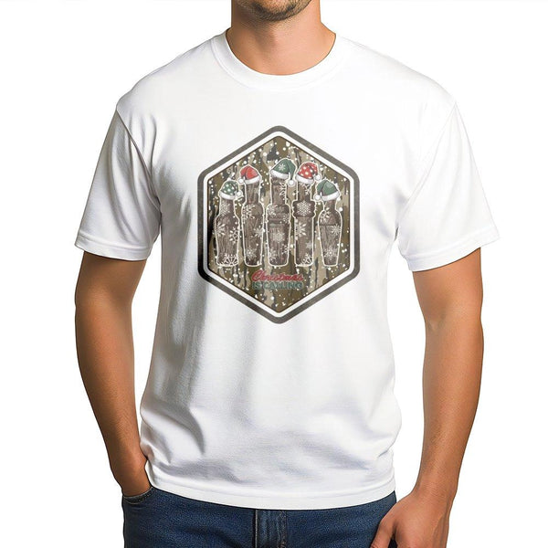 Camo Hunting Holiday Graphic Tee, Christmas Duck Call T-Shirt, Humorous Hunter Dad Xmas Shirt, Mallard Waterfowl Hunting Seas