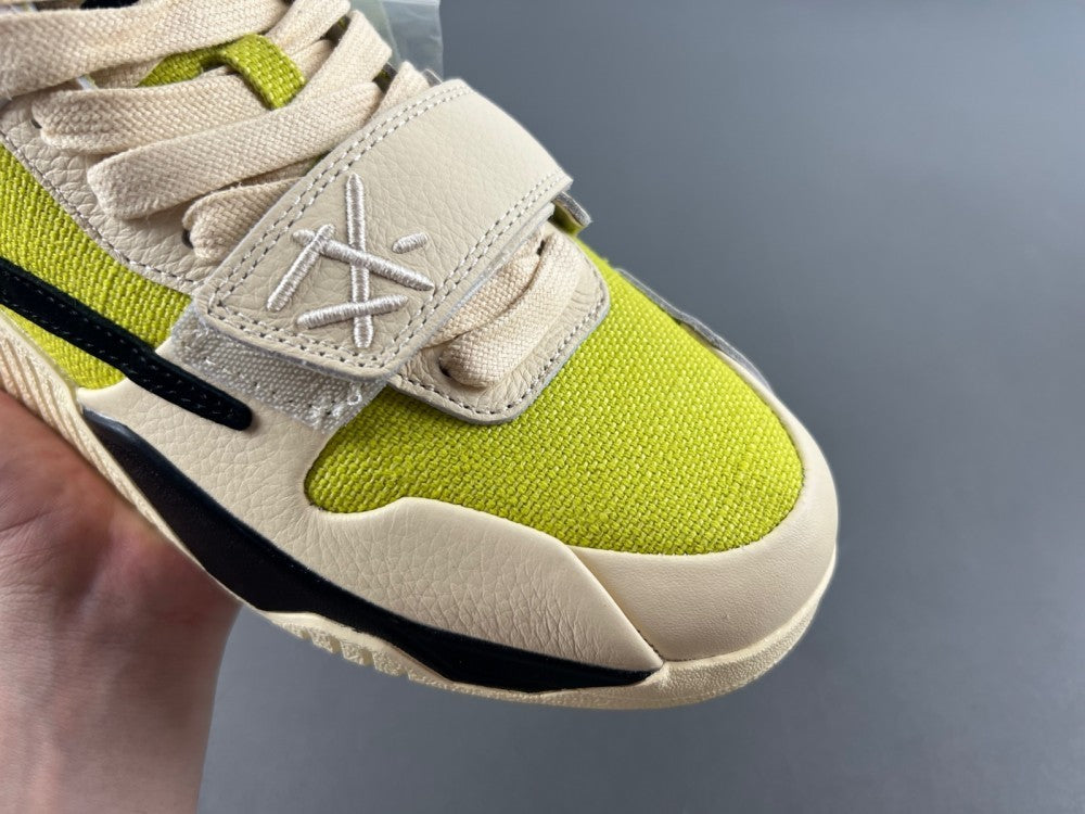 Low Top Sneakers, Neon Green Black Yellow Colorway, Reverse Hook Design, Lace Up Design, Casual Gift for Sneaker Fans