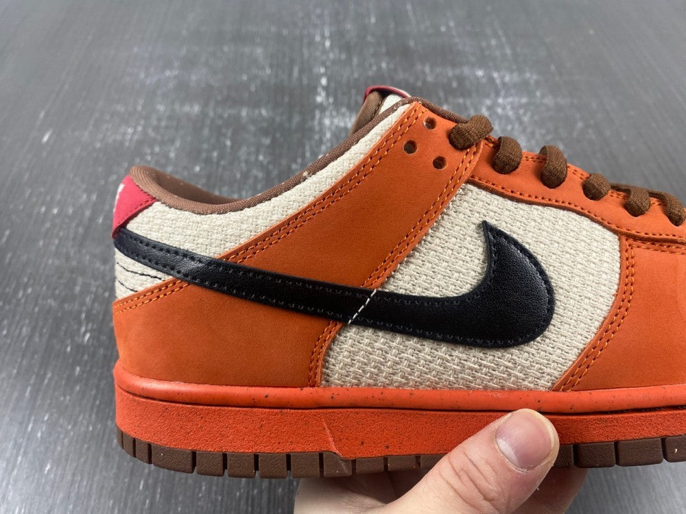 Low Top Sneakers, Orange White Colorway, Lace Up Design, Casual Gift for Sneaker Fans