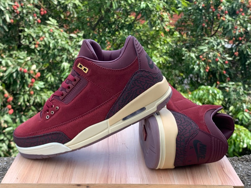 Mid Top Sneakers, Red Beige Colorway, Lace Up Design, Casual Gift for Sneaker Fans