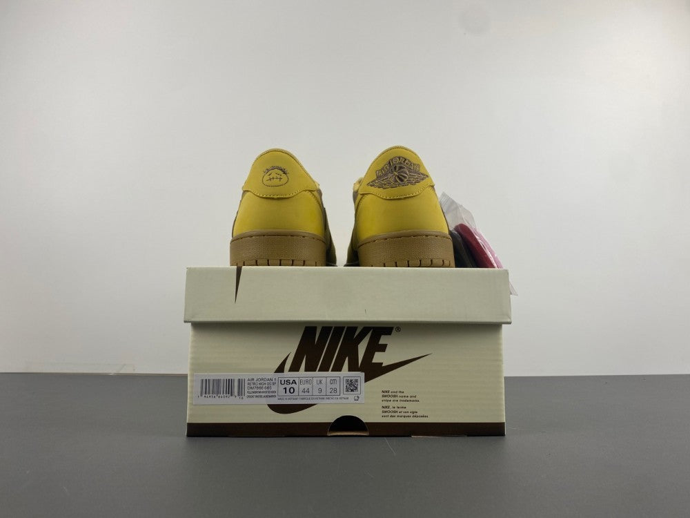 Low Top Sneakers, Khaki Yellow Colorway, Reverse Hook Design, Lace Up Design, Casual Gift for Sneaker Fans