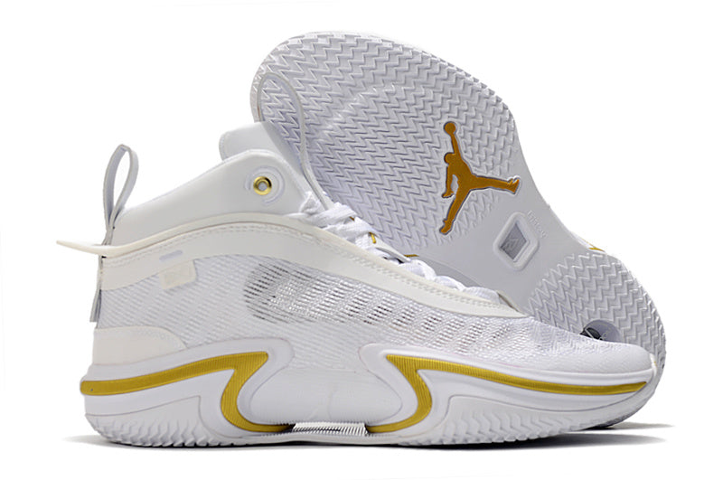 Sneakers, White Yellow Colorway, Lace Up Design, Casual Gift for Sneaker Fans