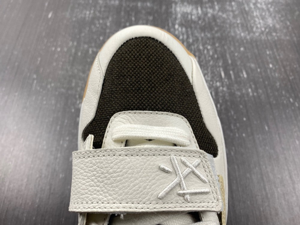 Low Top Sneakers, White Yellow Brown Colorway, Leather Footwear, Reverse Hook Design, Lace Up Design, Casual Gift for Sneaker Fans