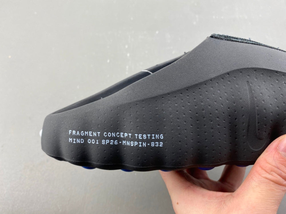 Slides, Blue Black Colorway, Slip On Design, Casual Gift for Shoe Lovers