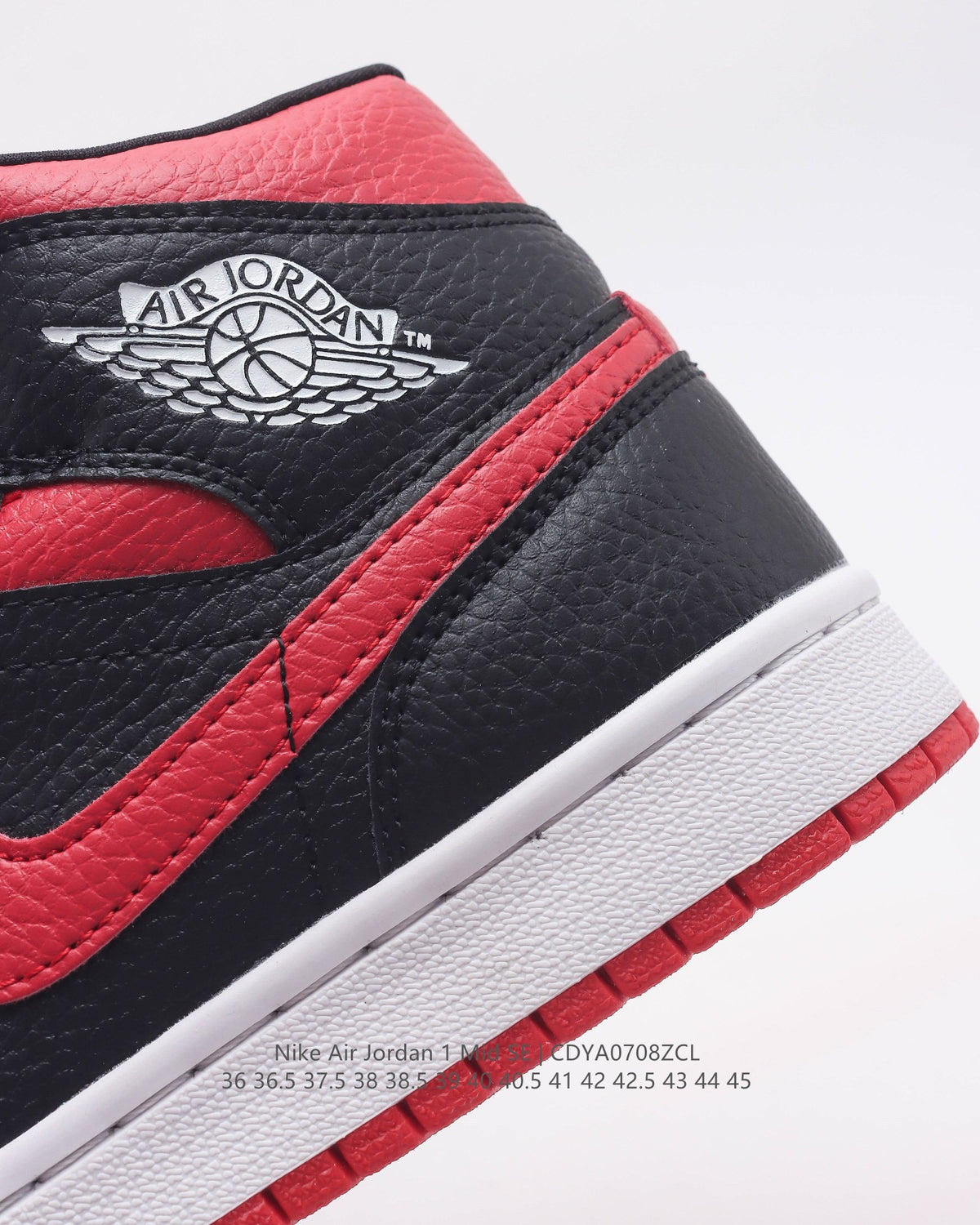 Retro Mid Top Basketball Shoes, Red White Black Colorway, Lace Up Design, Casual Gift for Shoe Lovers