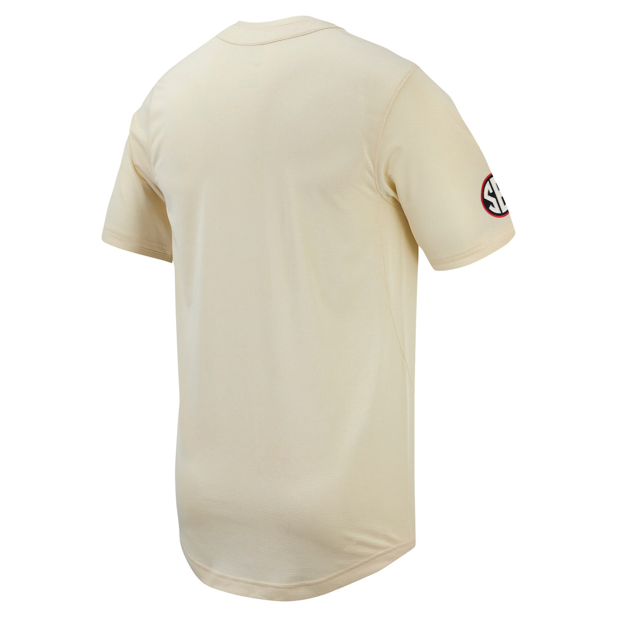 Cream Ole Miss Rebels Replica Full-Button Baseball Jersey