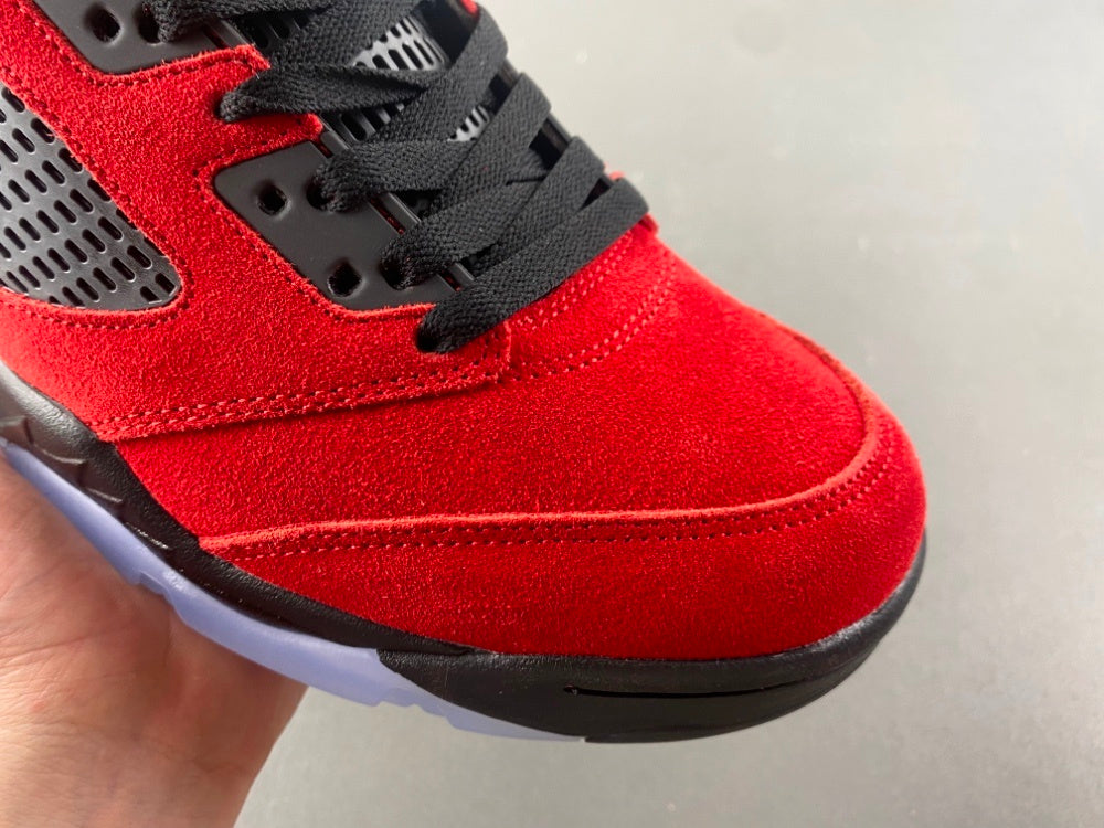 Retro Low Top Sneakers, Black Red Colorway, Lace Up Design, Casual Gift for Sneaker Fans