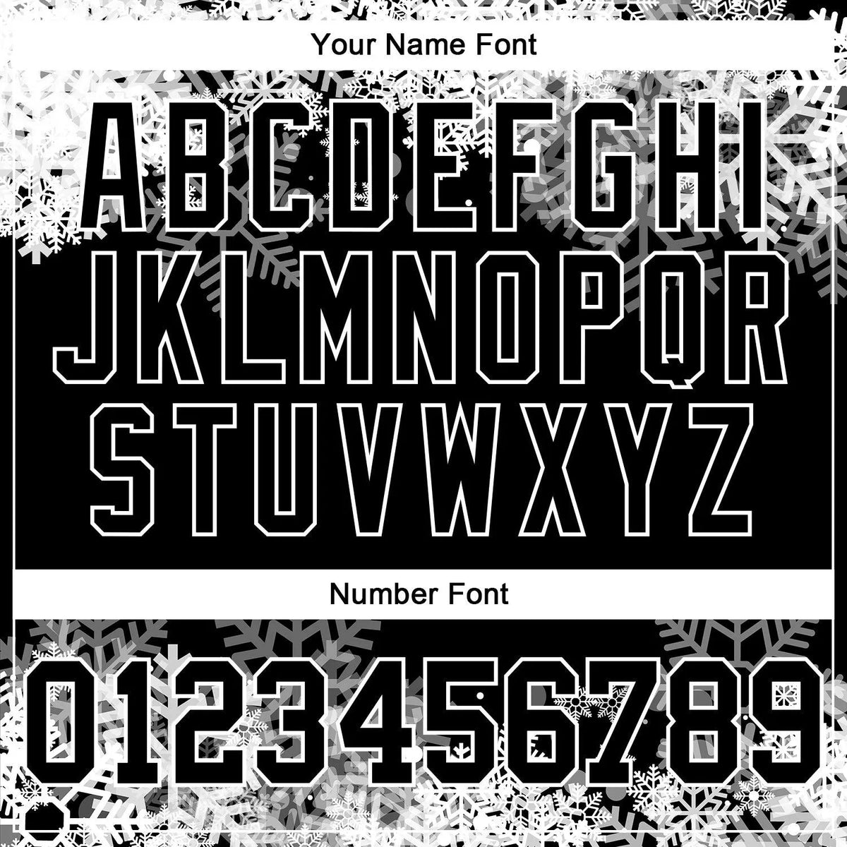 Personalized Name and Number Pullover Sweatshirt, Custom Christmas Snowflake Hoodie, Holiday Winter Sports Hoodie, Xmas Fan P