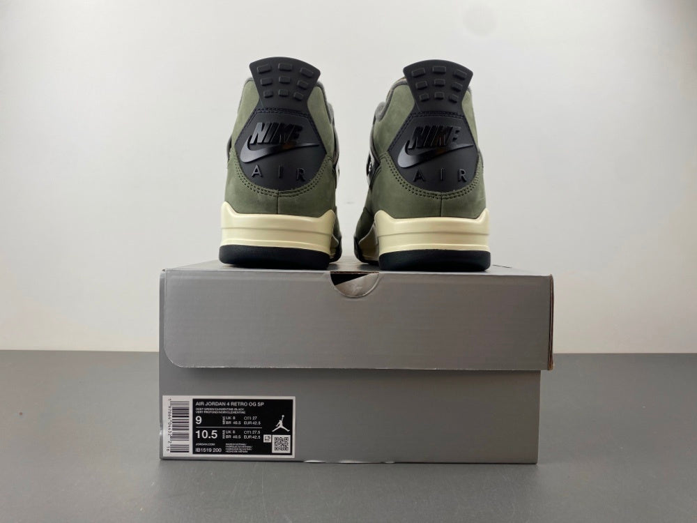 Low Top Sneakers, Army Green Black Colorway, Lace Up Design, Casual Gift for Sneaker Fans