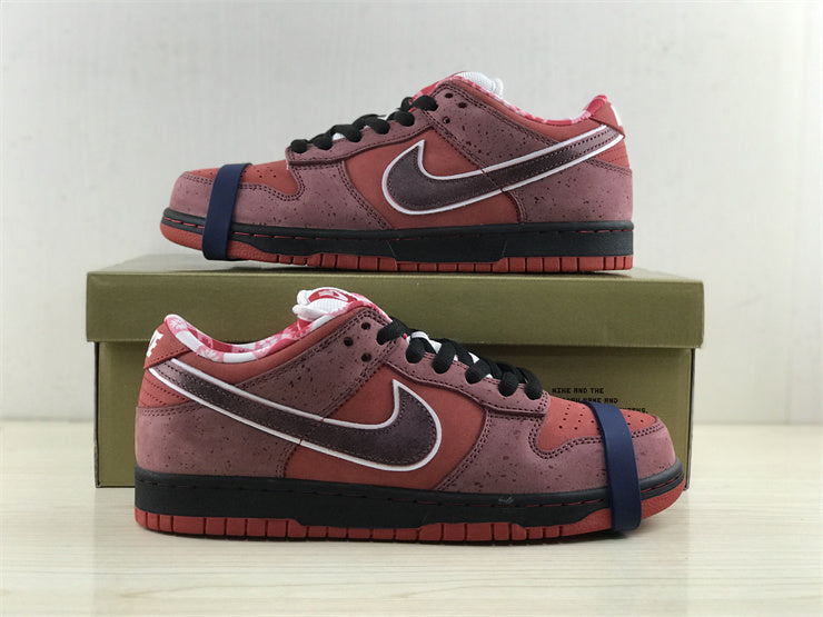 Low Top Sneakers, Red Colorway, Lace Up Design, Casual Gift for Sneaker Fans