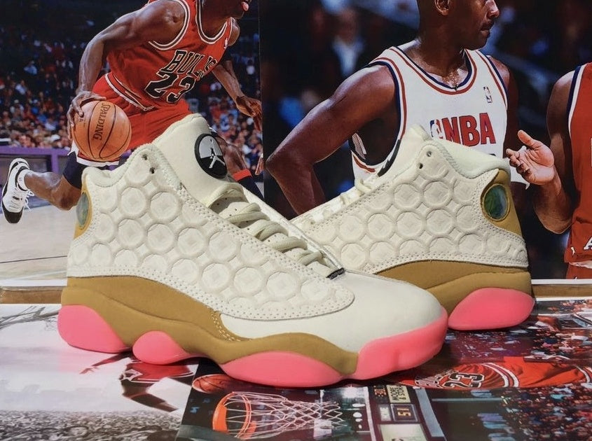 Sneakers, Off White Gold Colorway, Casual Gift for Sneaker Fans