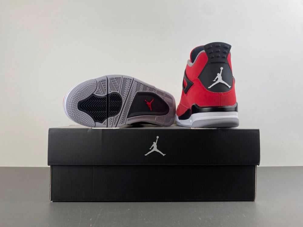 Mid Top Sneakers, Red Black Colorway, Lace Up Design, Casual Gift for Sneaker Fans