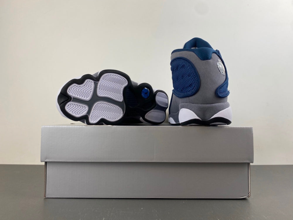 Low Top Sneakers, Blue White Gray Colorway, Lace Up Design, Casual Gift for Sneaker Fans