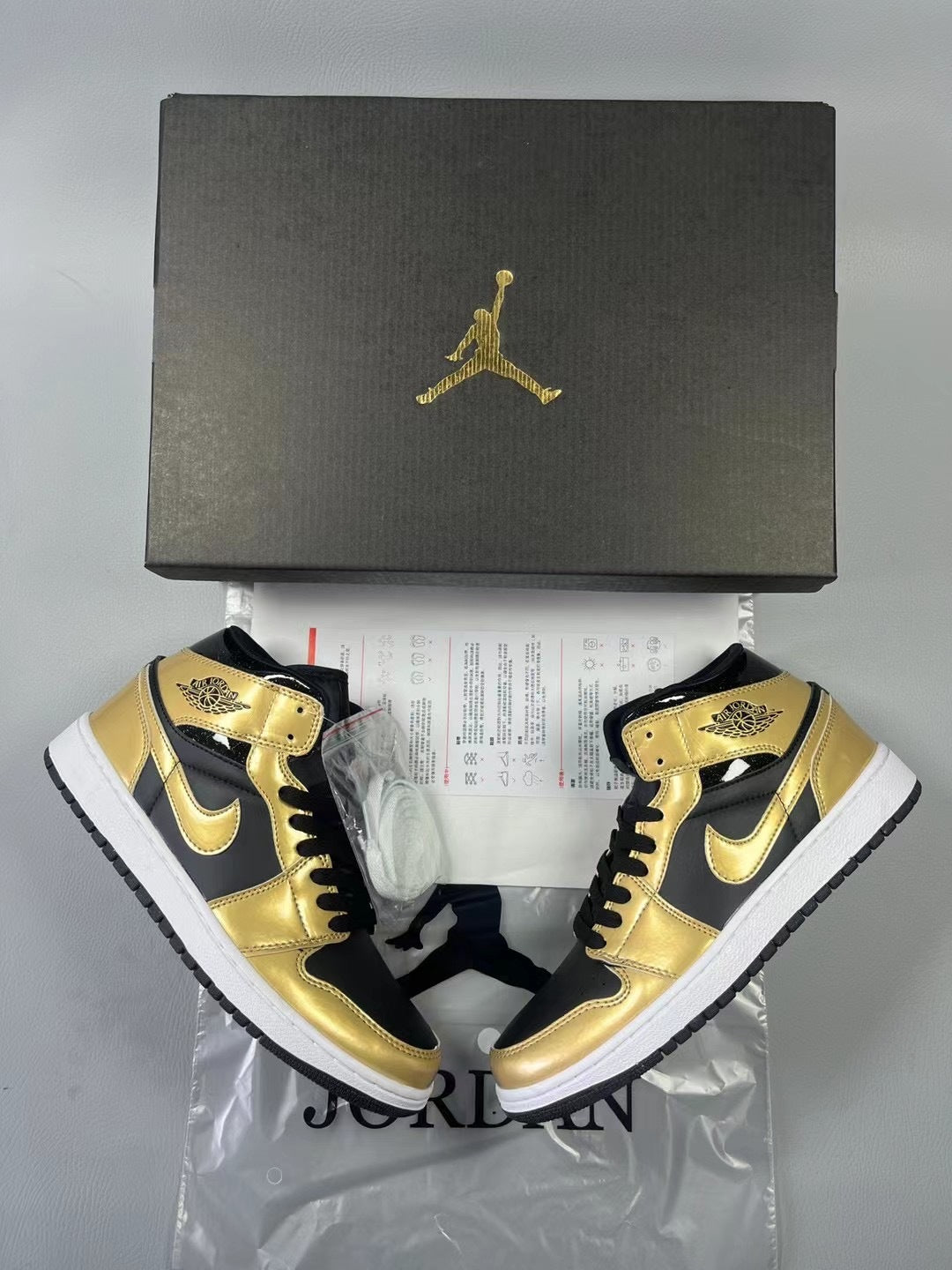 High Top Sneakers, Gold Colorway, Lace Up Design, Casual Gift for Sneaker Fans