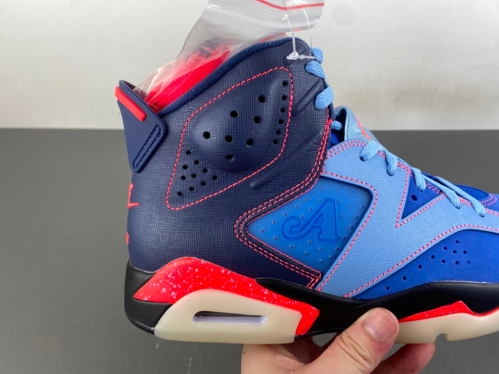 High Top Sneakers, Royal Blue Red Navy Colorway, Lettering Design, Lace Up Design, Casual Gift for Sneaker Fans