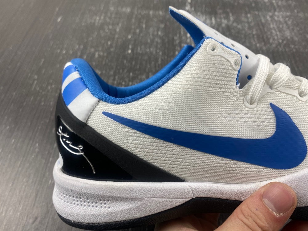 Low Top Sneakers, Blue White Black Colorway, Lace Up Design, Casual Gift for Sneaker Fans
