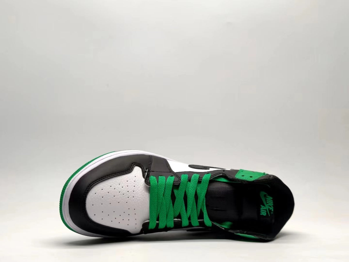 Sneakers, Black Green Colorway, Lace Up Design, Casual Gift for Sneaker Fans