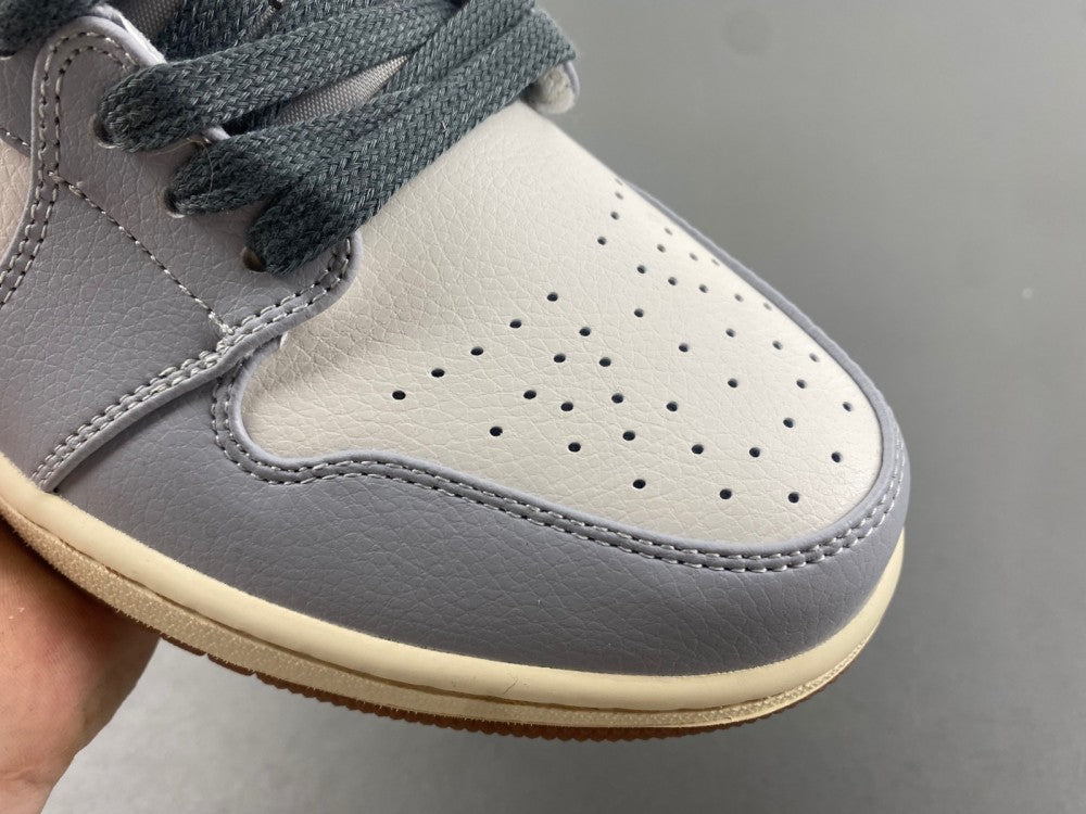 Low Top Sneakers, Blue White Gray Colorway, Lace Up Design, Casual Gift for Sneaker Fans