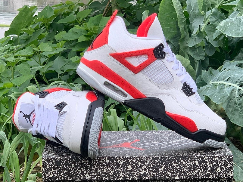 Sneakers, Red Colorway, Lace Up Design, Casual Gift for Sneaker Fans