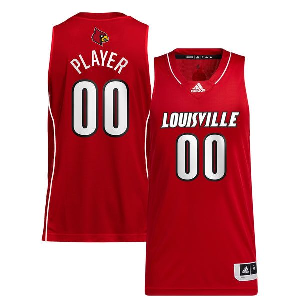 Louisville Cardinals Pick-A-Player NIL Basketball Jersey - Red