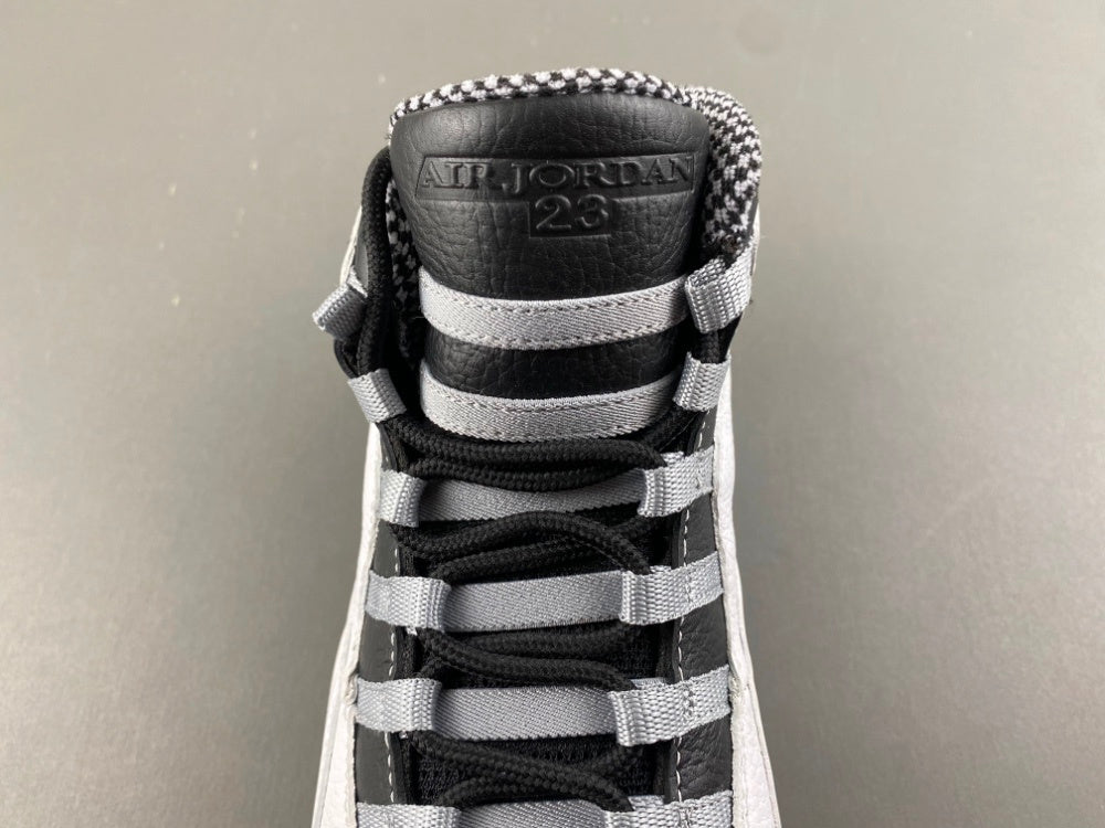 High Top Sneakers, White Black Gray Colorway, Lace Up Design, Casual Gift for Sneaker Fans