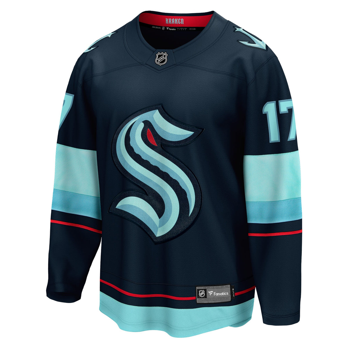 Seattle Kraken Jaden Schwartz Fanatics Navy Home Breakaway Player Jersey