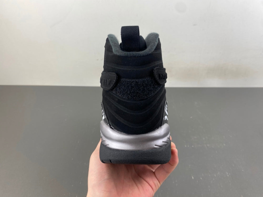 Mid Top Sneakers, Black Silver Colorway, Leather Footwear, Lace Up Design, Casual Gift for Sneaker Fans