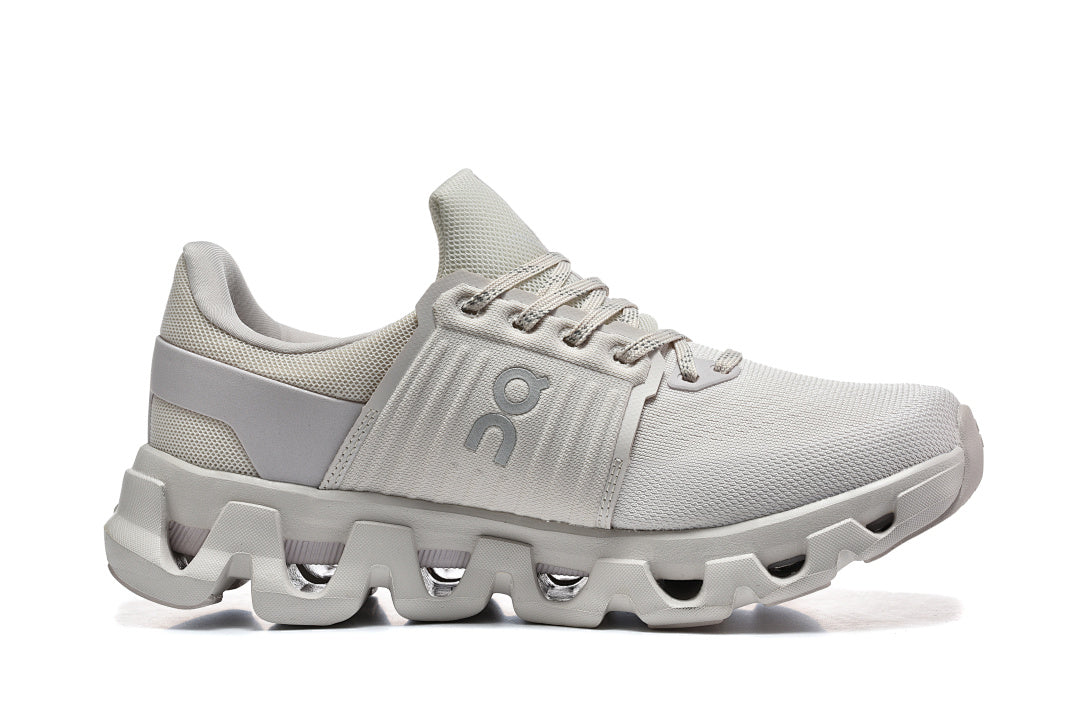 Low Top Sneakers, Gray Colorway, Lace Up Design, Casual Gift for Sneaker Fans