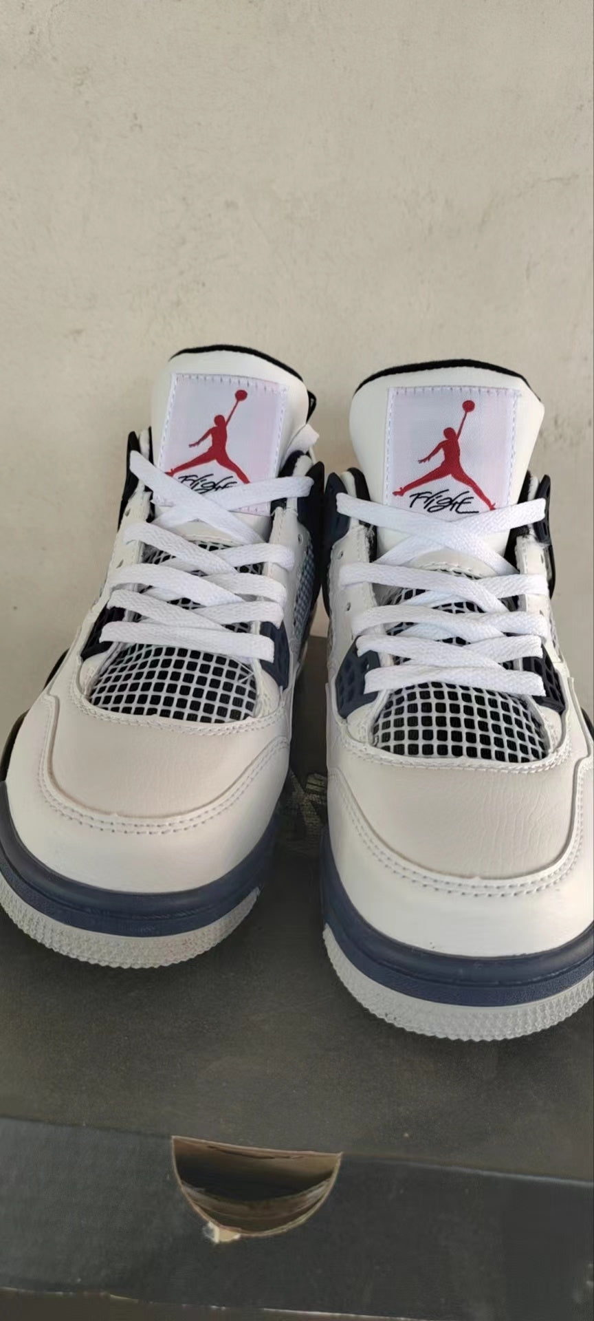 Sneakers, Blue White Colorway, Lace Up Design, Casual Gift for Sneaker Fans
