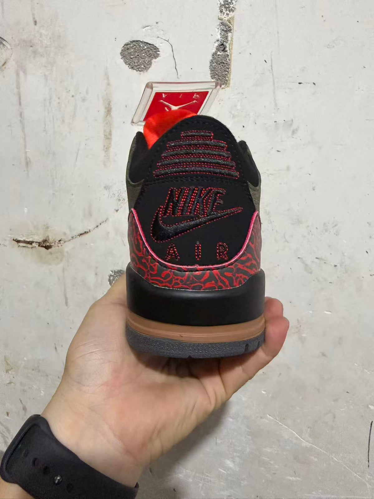Low Top Sneakers, Black Brown Colorway, Lace Up Design, Casual Gift for Sneaker Fans