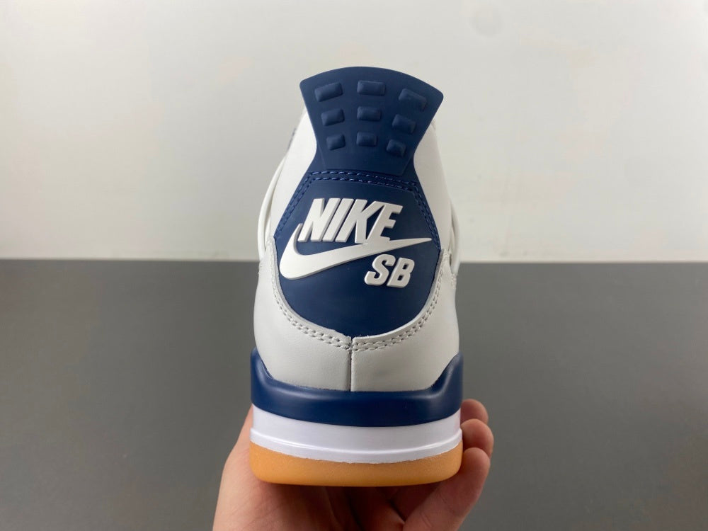 Low Top Sneakers, Blue White Gray Navy Colorway, Lace Up Design, Casual Gift for Sneaker Fans