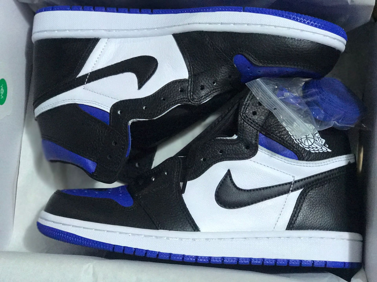 Sneakers, Black Blue White Colorway, Lace Up Design, Casual Gift for Sneaker Fans