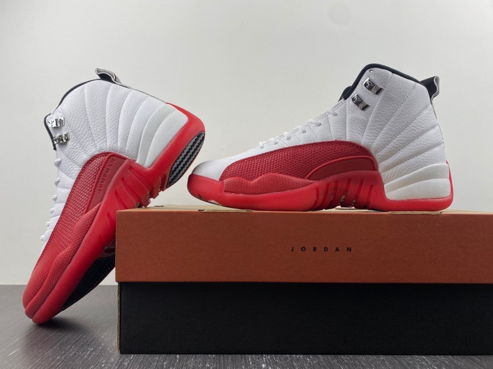 Sneakers, White Red Colorway, Lace Up Design, Casual Gift for Sneaker Fans