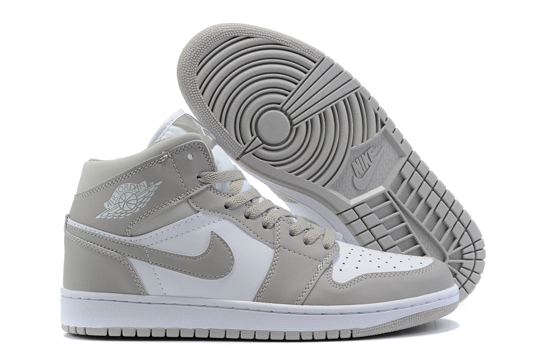 Sneakers, Gray White Colorway, Lace Up Design, Casual Gift for Sneaker Fans