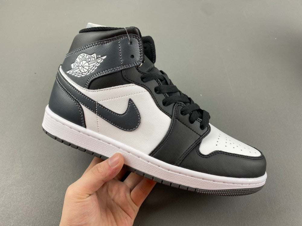 Mid Top Sneakers, Blue White Colorway, Lace Up Design, Casual Gift for Sneaker Fans
