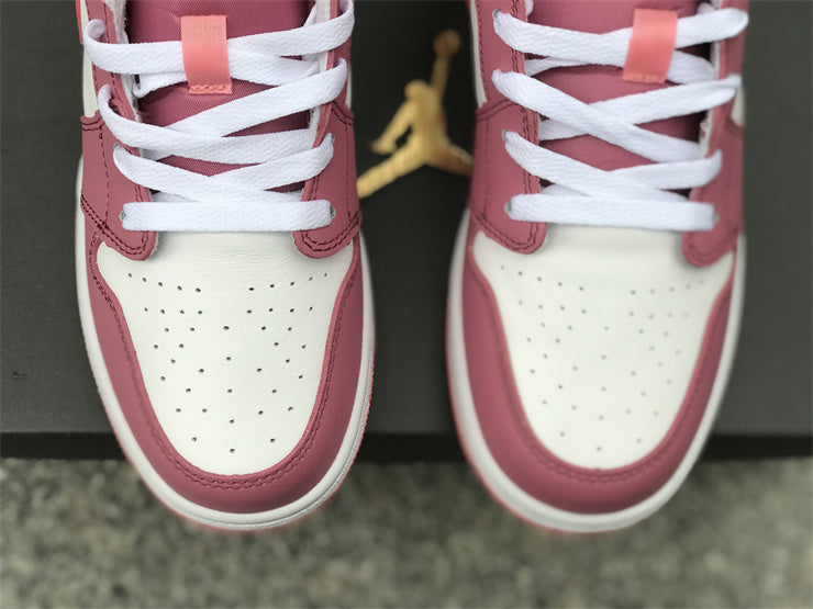 Low Top Sneakers, White Pink Colorway, Lace Up Design, Casual Gift for Sneaker Fans