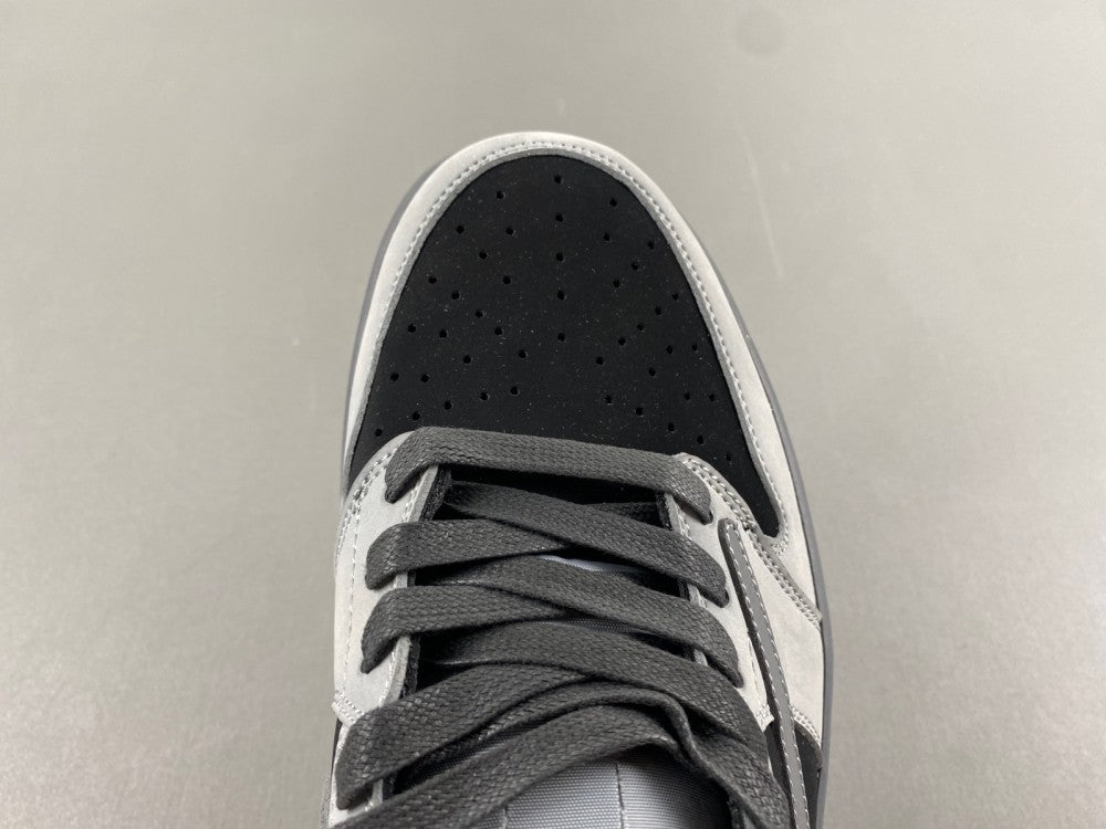 Low Top Sneakers, Black Gray Colorway, Reverse Hook Design, Lace Up Design, Casual Gift for Sneaker Fans